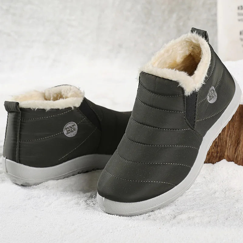 Stay Cozy and Stylish This Winter with Our Women's Waterproof Ankle Snow Boots - Perfect for Any Winter Adventure!