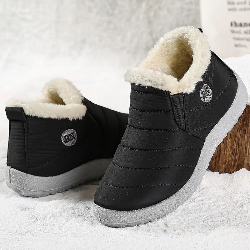 Stay Cozy and Stylish This Winter with Our Women's Waterproof Ankle Snow Boots - Perfect for Any Winter Adventure!